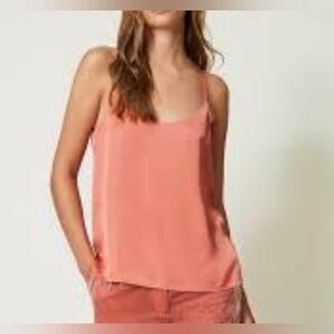 NWT Frananne With Attitude Women's Peach Cami Top